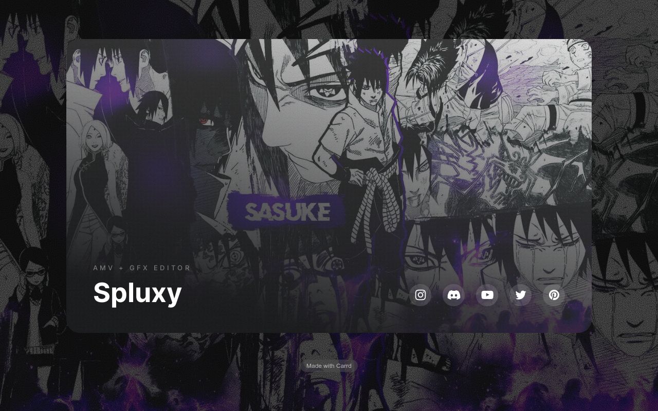 Carrd profile picture for @spluxy